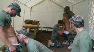 Jizz Orgy: Average Dicked American Man gets his Ass Destroyed