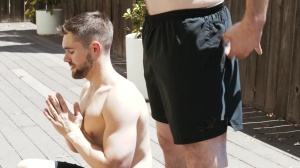 DrillMyHole: Big-Dick Blowjobs on Vacation with Griffin & Noah