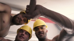 Jizz Orgy: Jason, William & Morgan Get Ass & Blowjobs