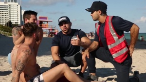 Jizz Orgy: Jellyfish Sting Leads to Wild Group Sex Adventure
