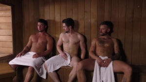 DrillMyHole: Anal Sex Between Two Muscular Men In The Sauna