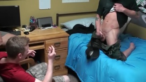 DickDorm: Ring Toss Game Leads to Steamy Gay Threesome Action!