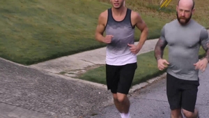 FamilyDick: Stepson's Crush on Dad's Muscles