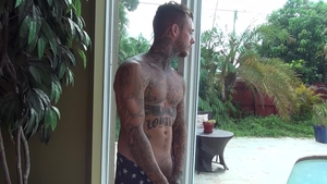 DaddySexFiles.com: Greedily Gazing At Dad's Gushing Boner