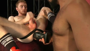 Club Inferno Dungeon: Fist Slides Through Straining Hole