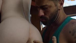 DisruptiveFilms.com: Wild Adam Ramzi throat fuck