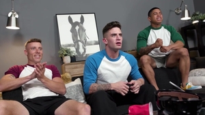 NextDoorStudios: Big Dick Buddies Watch The Game