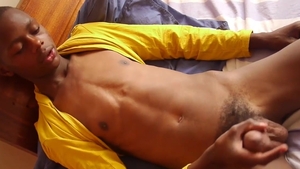 80 Gays: Black Twink Faps To Ecstasy