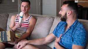 GayRoom: Johnny B sucks dick and fucks