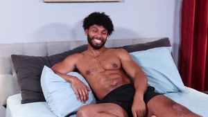 ChaosMen - Solo hairy and athletic gay ass pounding