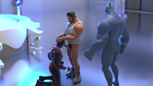 Sodomy Squad: Caucasian Hunk Fights His Way to Victory