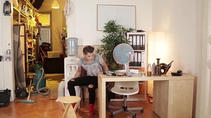 Twink Caught Tidying Up