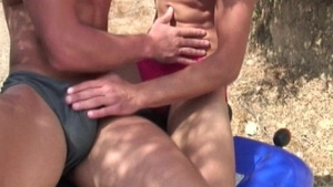 Sun-kissed Twinks Enjoy an Outdoor Bang