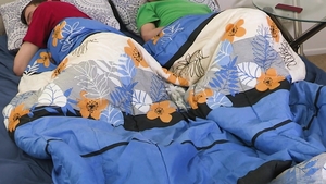 Family Dick: Sleeping Bearded Man: Rock Hard Cock