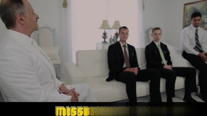 Missionary Boys: Angel's Uncut Cock on Display